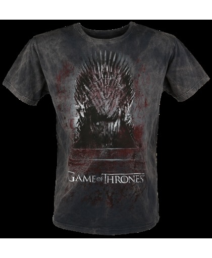 Game of Thrones Iron Throne T-shirt grijs-rood