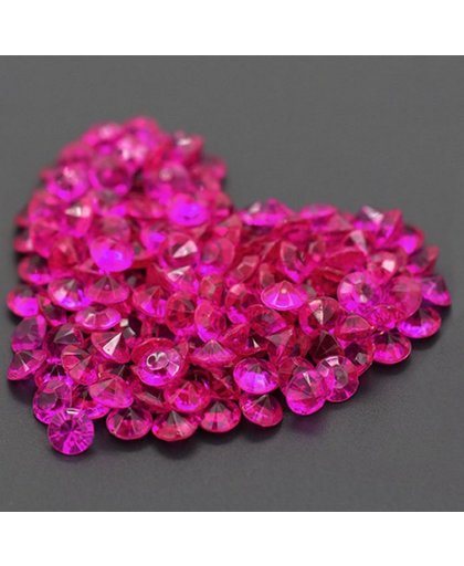 Decoratie Steentjes - Diamantjes - Roze - 1000 stuks