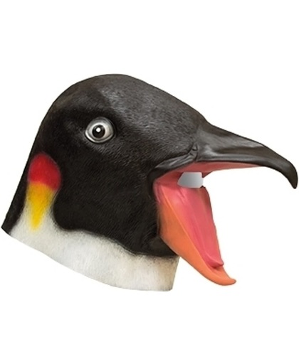 Dieren masker pinguin van latex - volwassenen - gezichtsmasker