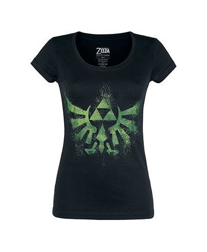 The Legend Of Zelda Hyrule Logo Girls shirt zwart