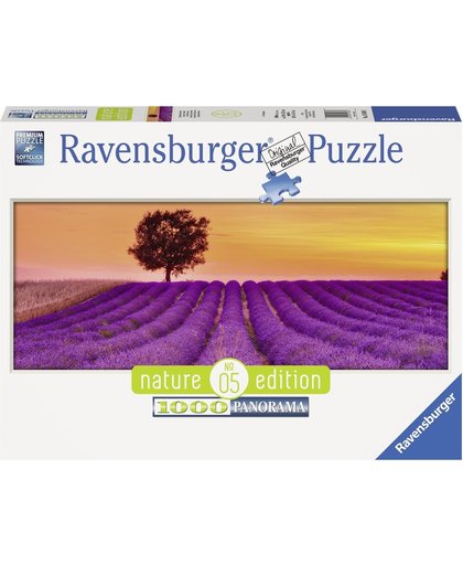 Ravensburger Geurend lavendelveld - Panorama puzzel van 1000 stukjes