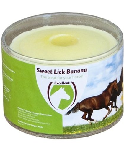 Excellent Sweet Lick  - Liksteen paard - Banaan