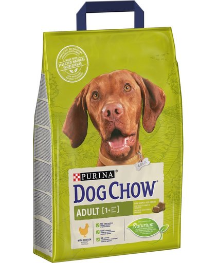 PURINA® DOG CHOW® ADULT Kip brokjes 2,5 kg