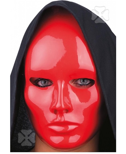 Rood gezichtsmasker
