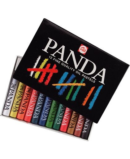 Talens oliepastel Panda 12 pastels