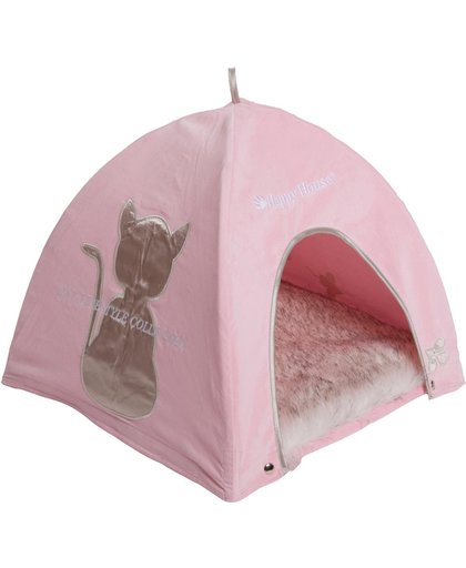 Happy-House Tent Cat Lifestyle Roze