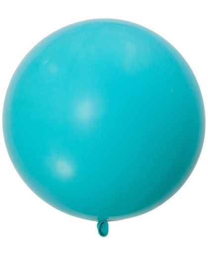 MEGA Topping ballon 90 cm Caribisch Blauw