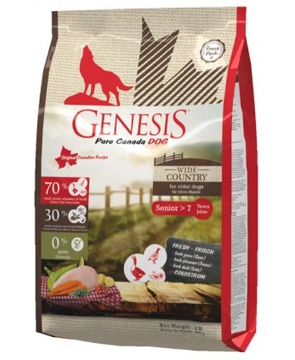 Genesis Pure Dog Senior Wide Country - Inhoud: 907 gram