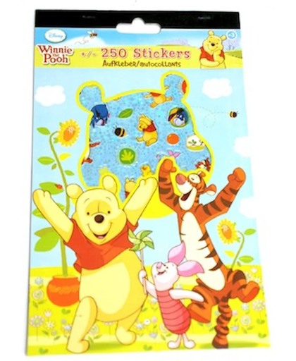 Winnie de Poeh - stickerboek - 250 stickers