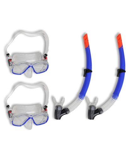 vidaXL Diving Set Snorkel Mask for Adults 2 Sets