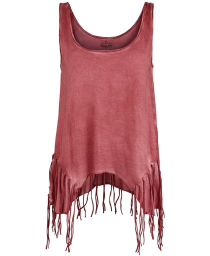 Rock Rebel by EMP Faded Girls top rood