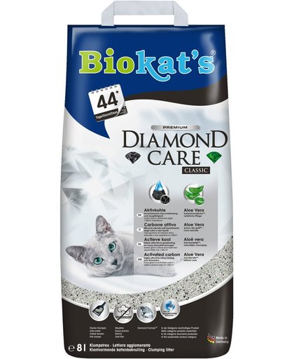 Biokat's kattenbakvulling Diamond Care Classic 8 L papieren zak