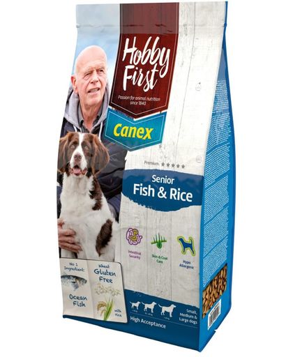Hobby First Canex Senior Fish - Rice 12 kg