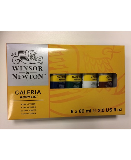 Winsor & Newton Galeria Acrylic Colours Set 6 x 60ml