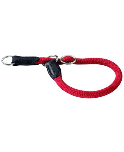 Hunter halsband voor hond freestyle met stop rood 35 cmx8 mm