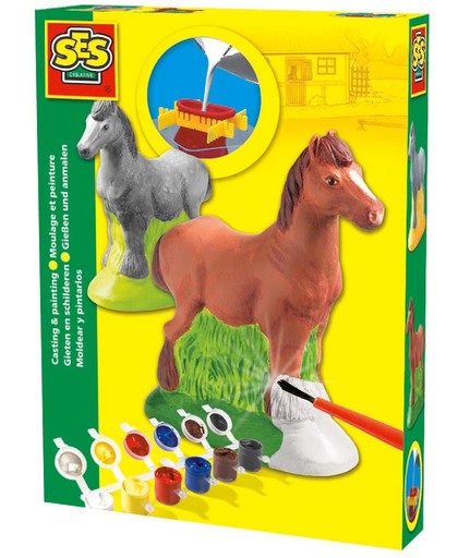 Ses Figuren gieten en schilderen - Paard