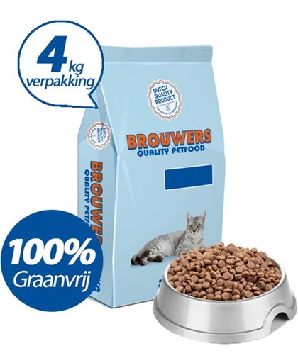 Graanvrij - Premium Kat Graanvrij Kip - 4 KG - Kattenvoer