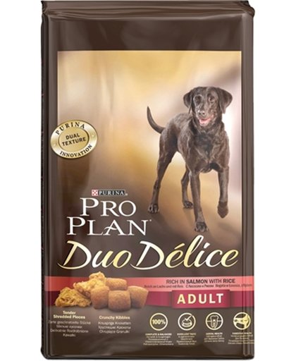 Pro Plan Dog Adult Duo Delice Hondenvoer - Zalm/Rijst - 10 kg