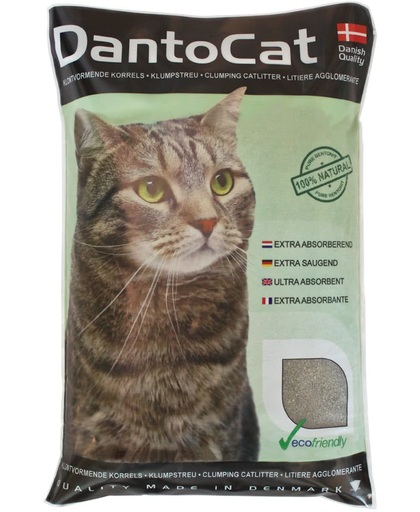DantoCat Kattenbakvulling. 100% Natuurlijk. 20 liter. Gratis verzenden