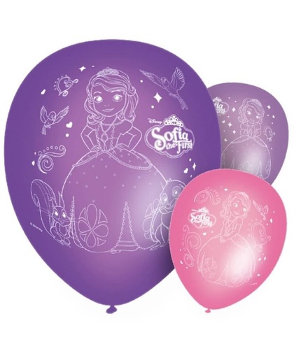 Sofia het prinsesje ballonnen