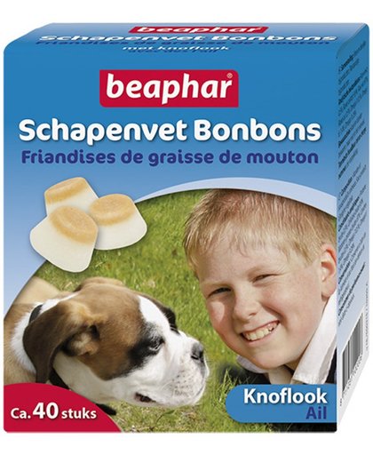 Beaphar Schapenvet Bonbons Knoflook - Hond - Aanvullend voer - 245 gr