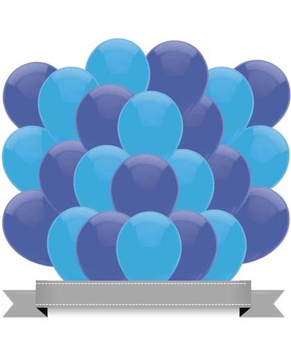 Ballonnen Set Donker Blauw / Baby Blauw (20ST)