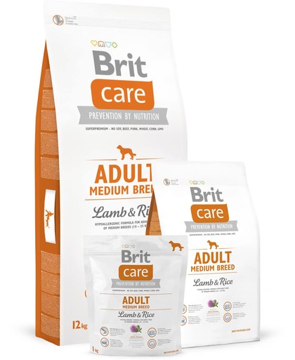Brit Care Adult Medium Breed 3 kg hypo allergeen