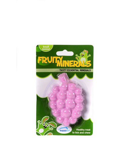Happy Pet Fruity Mineral Grapefruit - Mineraalblok - 210 ml - 9 x 6 x 2.5 cm