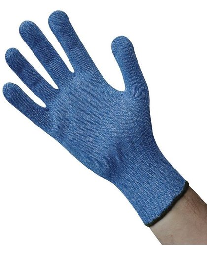Snijbestendige handschoen blauw - maat M