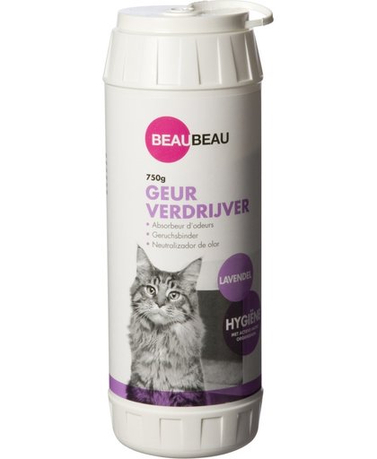 Beau Beau Kattenbak Geurverdrijver Lavendel - 750 GR