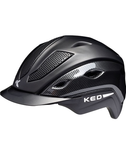 KED Xilon M anthracite matt carbon helm met hoofdomtrek: 54-57 cm