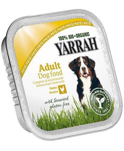 Yarrah Biologische Hondenvoer Pate - Glutenvrij - 14x 150 gr