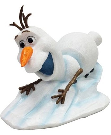 Disney Frozen - Mini Olaf Glijdend Aquarium Ornament - 4,5x5,5x2,7 CM