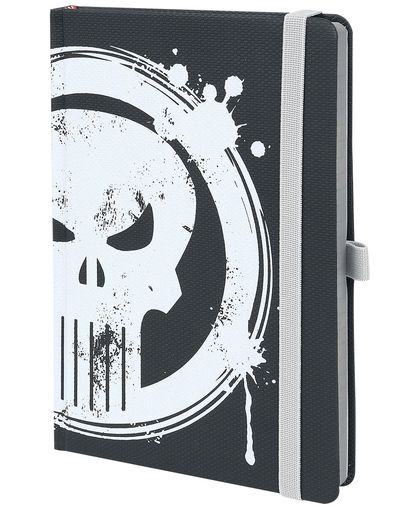 The Punisher Logo Notitieboek zwart