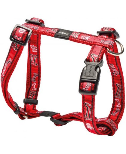 Rogz for dogs scooter tuig voor hond red rogz bone 16 mmx32-54 cm