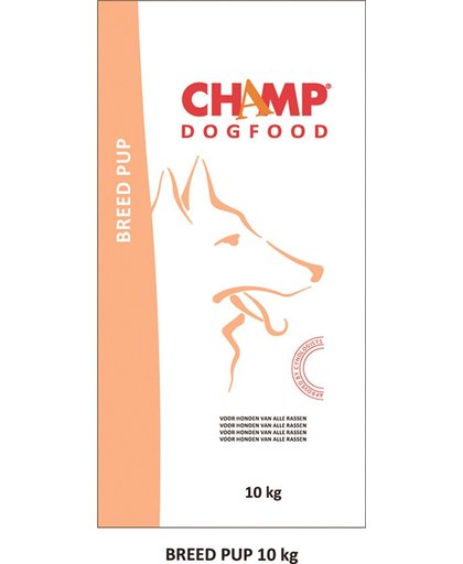 Champ Premium Breed Pup - Hond - Volledig droogvoer - 10 kg
