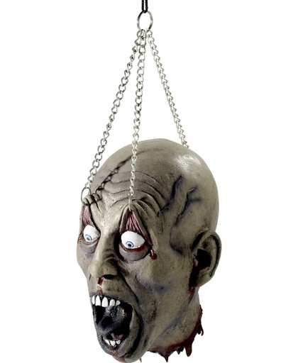 Halloween Hangend zombie horror hoofd