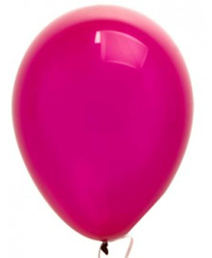 Ballonnen donker roze 100 stuks