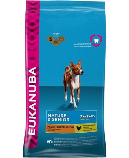 Eukanuba Dog Mature & Senior - Medium Breed - Hondenvoer - 12 kg