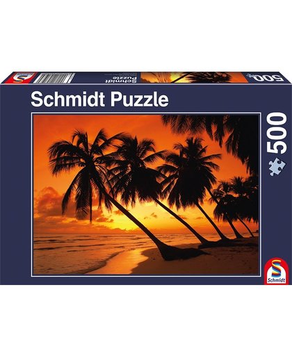 Tropical Sunset, 500 pcs - Puzzels