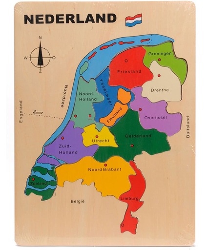 Houten Legpuzzel Nederland