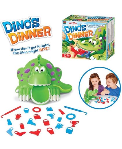 Dinno's Dinner op het idee van krokodillen kiespijn en ezeltje strek je