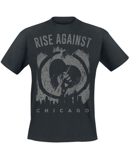 Rise Against Skyline T-shirt zwart