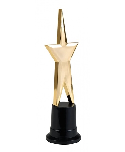 Star award met gouden ster