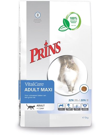 Prins VitalCare Adult Maxi - Gevogelte - Kattenvoer - 2 x 1.5 kg