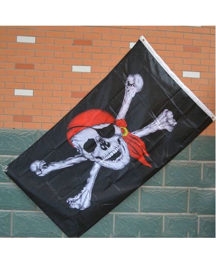 Piratenvlag - skull - schedel