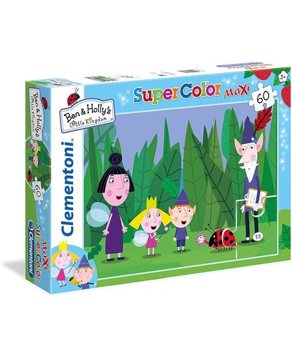 Clementoni Maxi Ben & Holly's Little Kingdom puzzel van 60 grote stukjes