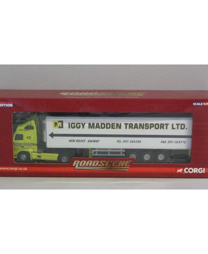 Volvo FH Fridge 'Iggy Madden Transport' 1:76 Corgi Geel / Wit CC18007