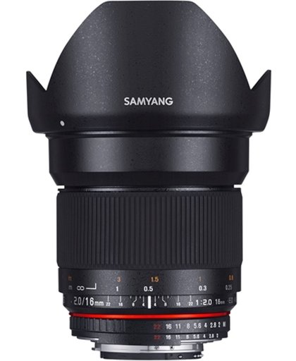 Samyang 16mm F2.0 ED AS UMC CS - Prime lens - geschikt voor Samsung NX