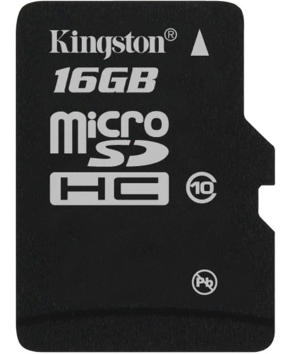 Kingston Technology 16GB microSDHC 16GB MicroSDHC Klasse 10 flashgeheugen